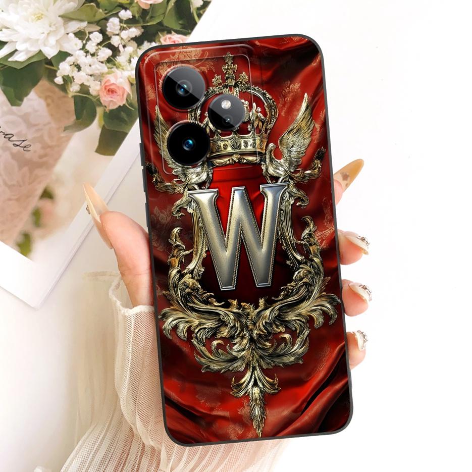 Чехол для Realme GT 7 Чехол для Realme GT 7T Милая корона Буквы Чехол Мягкий ТПУ Чехол для телефона Для Realme GT 7 Pro GT7 T GT7T 5G Задняя крышка Сумки