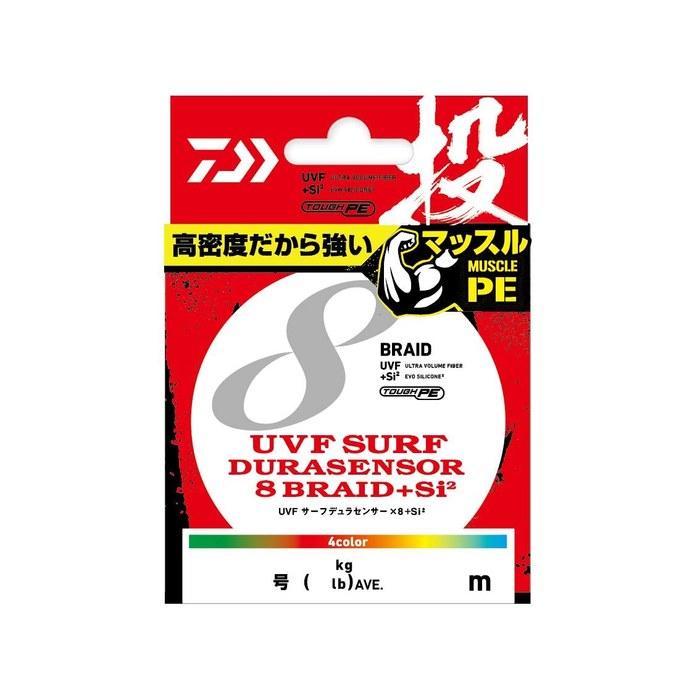 Daiwa Surf Dura S x8 PE Line 0.6-200m (25m x 4 colors: Green, Red, Yellow, Blue)