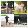 High Qulity Retractable Hands Free Dog Leash For Running Dual Handle Bungee Leash Reflective For Large Pet Supplies Accessory
