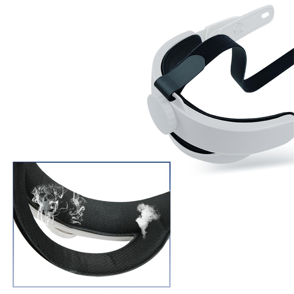 Ремешок на голову для Meta Quest 3 VR Сменные аксессуары Повышенный комфорт, снижение давления на голову Регулируемый шарнир