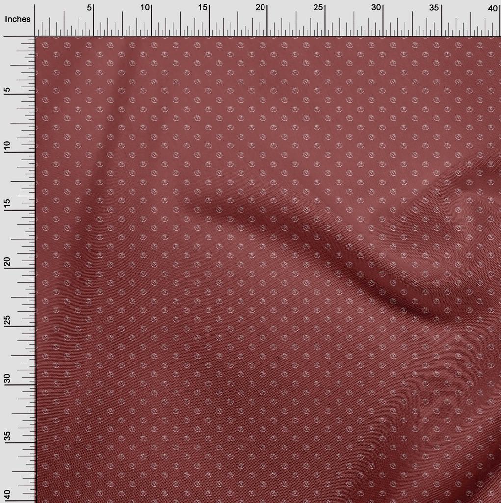 oneOone Ткань Cotton Flex Dark Rose Brown Fabric для пришивания пуговиц, напечатанная ткань для рукоделия, ярд 40 дюймов