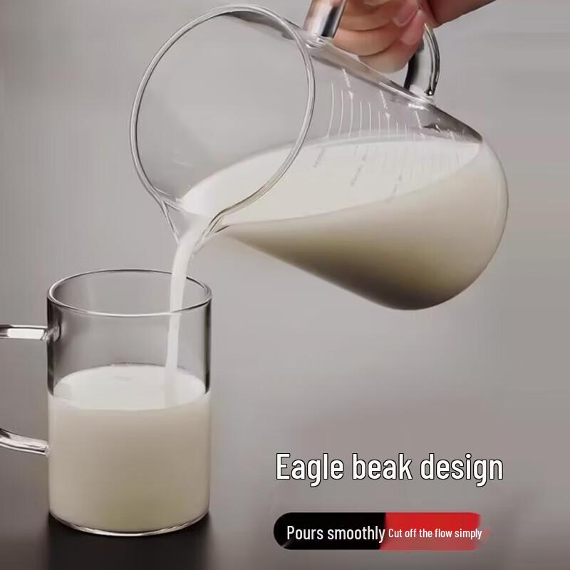 Shangqi High Borosilicate Glass Measuring Milk Cup