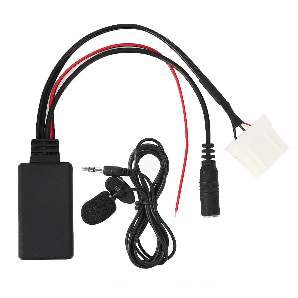 AUXin Cable Adapter Car Bluetooth 5.0 Microphone Fit for Mazda 2 3 5 6 RX8