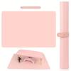 Pink Nail Art Table Mat Portable Foldable Nail Art Armrest Mat Microfiber Leather Soft Nail Art Mat