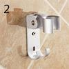 Shower Head Holder Adjustable Wall Mount Adhesive Aluminum Bracket Bathroom