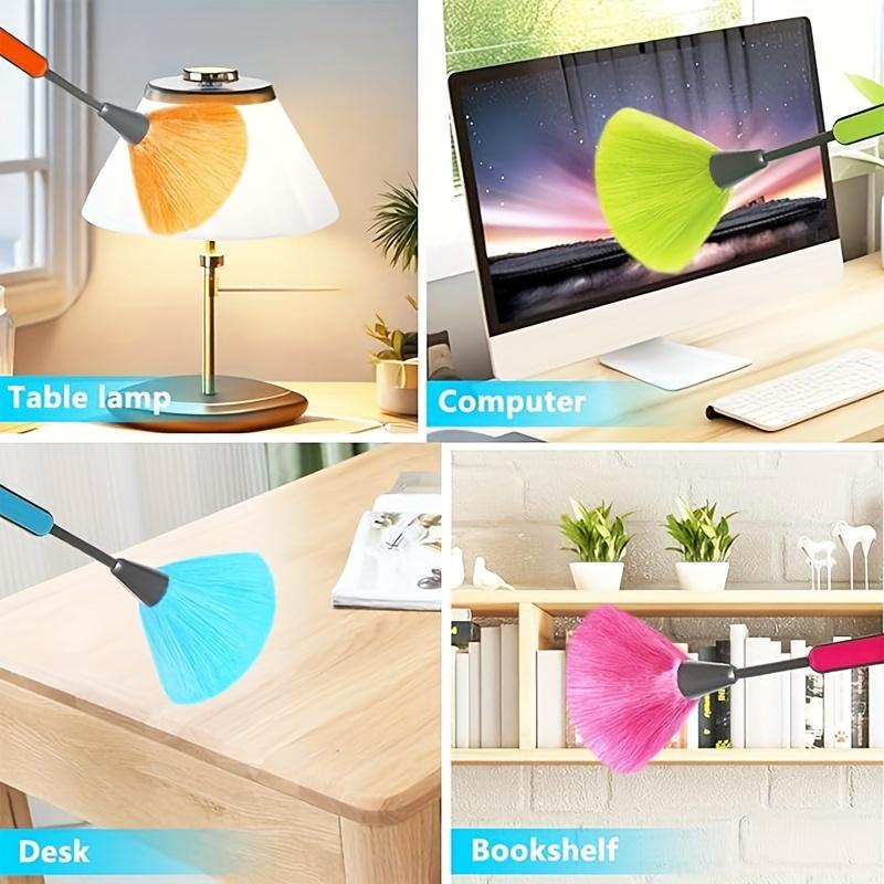 Microfiber Cleaning Duster Brush Multi-Purpose Static Dust Remover for Computer Keyboard Cleaning Brush Car Interior Cleaning