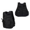 Дышащий детский жилет защитный жилет для охоты на открытом воздухе боевых игр черный S