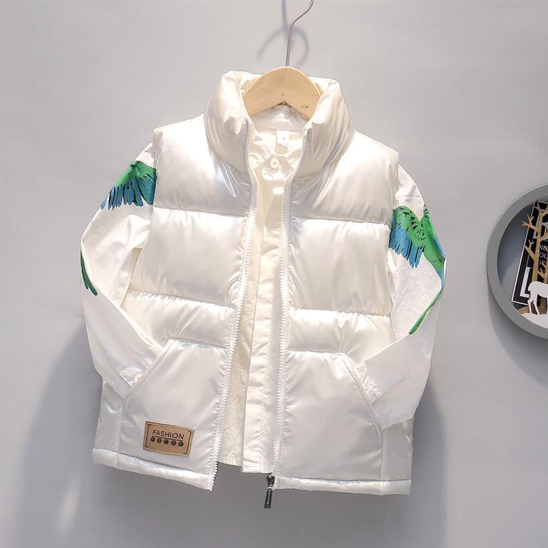 Детский пуховый хлопковый жилет 2023 Хлопковый жилет для девочек и мальчиков