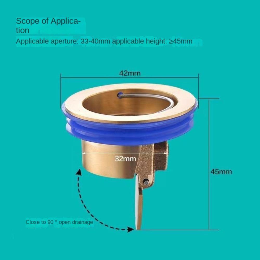 Предотвращение одностороннего клапана Слив для душа Канализационный фильтр Пробка против запаха Слив для пола Сливная крышка