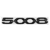 Car 3D Metal Rear Trunk Letters Word Logo Badge Emblem Decals Sticker For Peugeot 2008 3008 4008 5008 2021 2022 2023 Accessories
