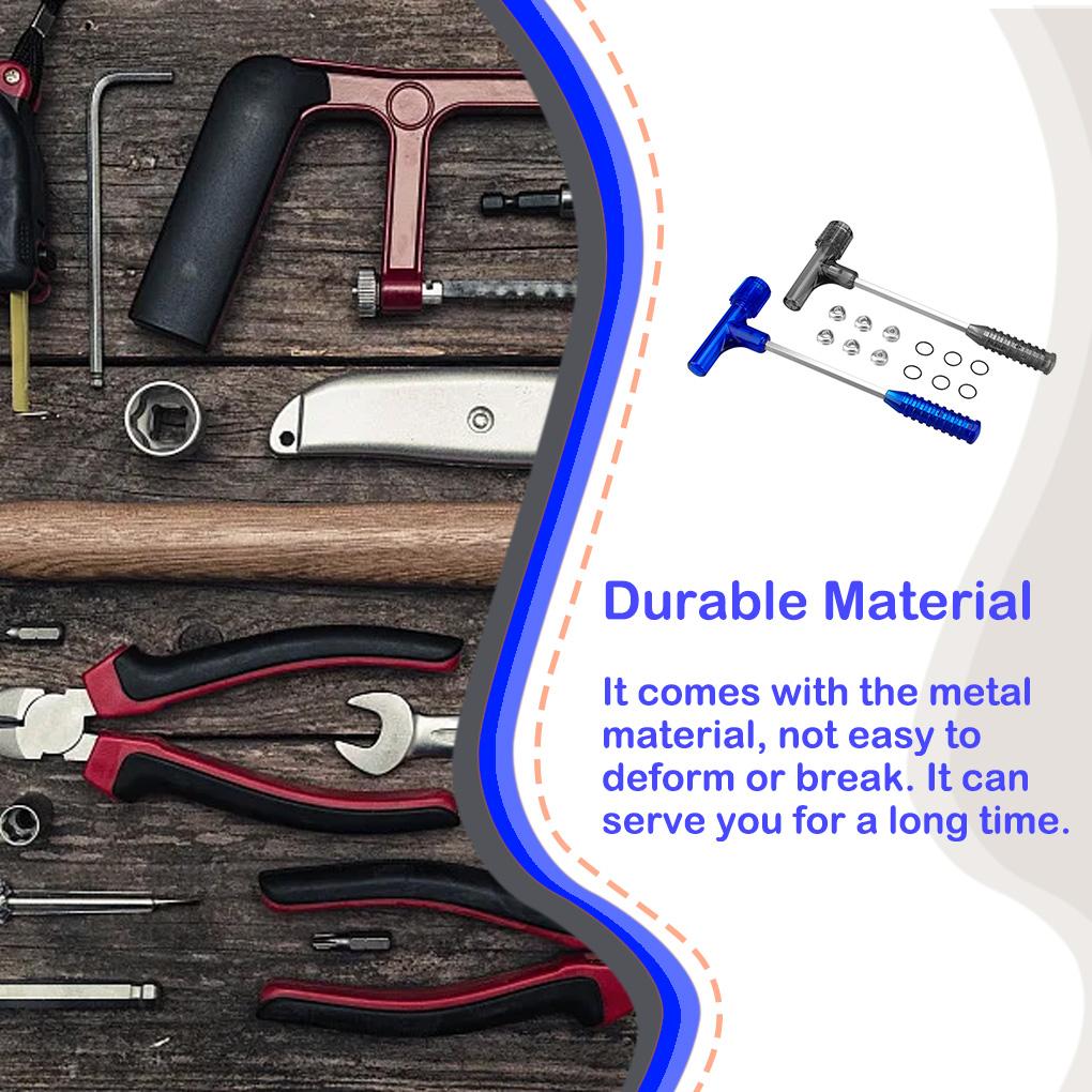 Bullet Puller Hammer with Three Sets Hand Remover Tool Practical Comfortable Grip Multi-functional Equipment Black