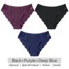 3Pcs/set  Cotton Patchwork Lace Panties Women Comfortable Briefs S-2XL Ladies Low-Rise Underwear Soft Underpants Lingerie