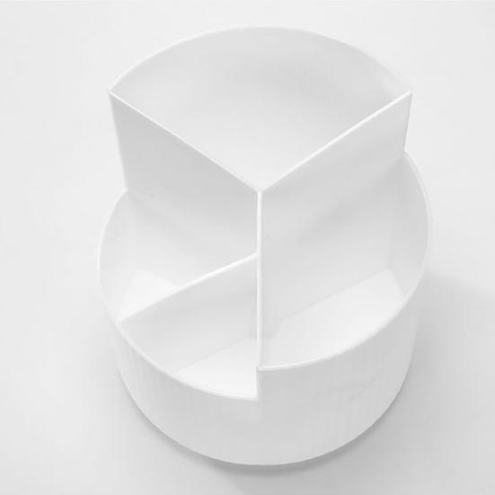 Pen Holder Rotating Pen Organizer Multiple Compartments Stationery Storage Box for Office Home School