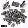 10PCS Auto Self-tapping Screw U-clamp Piece