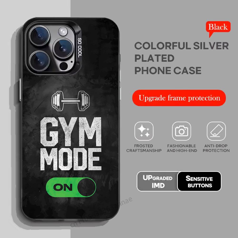 Чехол для телефона Gym Fitness Bodybuilding для iPhone 17 11 12 Pro Max Plus Mini Air SE 16e 14 15 16 13 Мягкий чехол