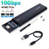 Корпус для M.2 SSD M.2 NVMe SATA SSD Корпус Адаптер M.2 на USB Type C SSD 10 Гбит/с USB 3.1 Внешний корпус Поддерживает ключи M и B и B&M