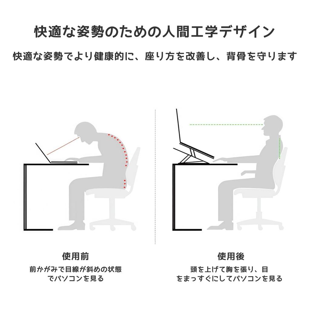 VivaViva Laptop Adjustable Height and Improves Convenient To Aluminum Alloy Includes Storage Silver Stand, Angle, Foldable, Non-Slip, Posture, Carry,