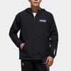 adidas Originals Kaval Logo Спортивная куртка с капюшоном Мужская верхняя одежда Черный DX4236