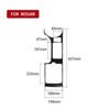 Carbon Fiber Interior Transmission Console Frame Cover Trim For Nissan 350Z