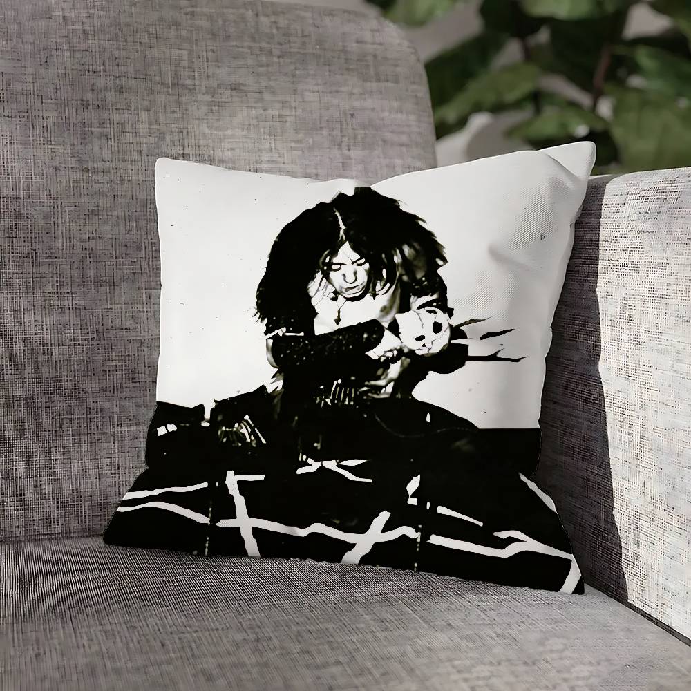 Чехол для декоративной подушки с изображением группы B-BathoryS Quorthon для 45x45см 40x40см 55x55см 50x50см 30x30см Квадратная наволочка для автомобильной подушки