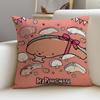 Lovely KKirinchanS Cushion Cover Breathable and skinfriendly linen pillowcase square removable and washable cushion