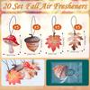 Fall Car Air Fresheners, 20 Set Friendsgiving Party Favors With Thank You Cards, Fall Hanging Ornaments Thanksgiving Party Supplies Gifts For Guests