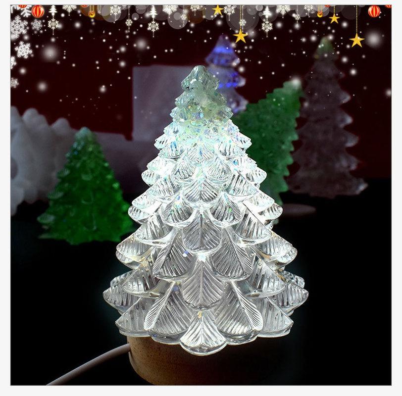 New DIY 3D Aromatherapy Candle Christmas Tree Silicone Mold Making Kit Handmade Soap Plaster Resin Baking Tools Holiday Gifts