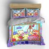 Claw Machine Cute Animal Toys Bedding Duvet Cover Set  (1*Duvet Cover 2*Pillowcases, without duvet insert)
