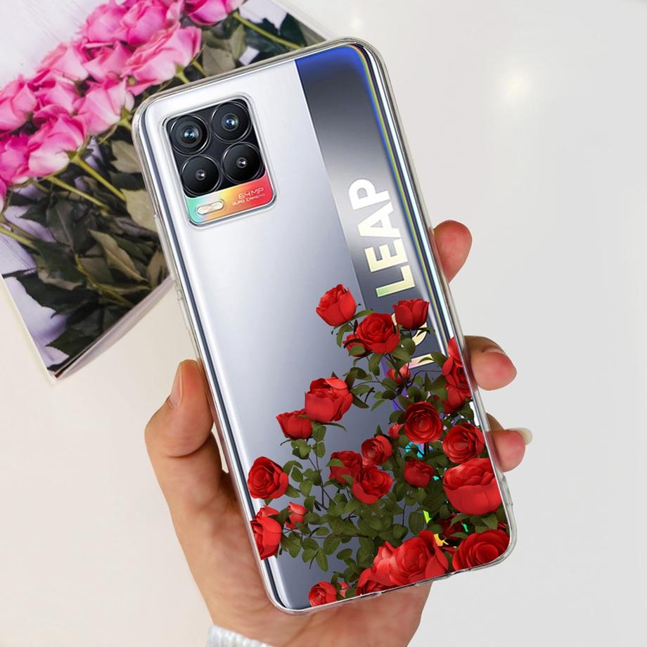 Для Realme 8 8i 8Pro 4G 5G Чехол для телефона Прозрачный Мягкий ТПУ Силиконовая Задняя Крышка Крутой Мультяшный Девичий Бампер На Realme8 8 Pro Тонкие Чехлы