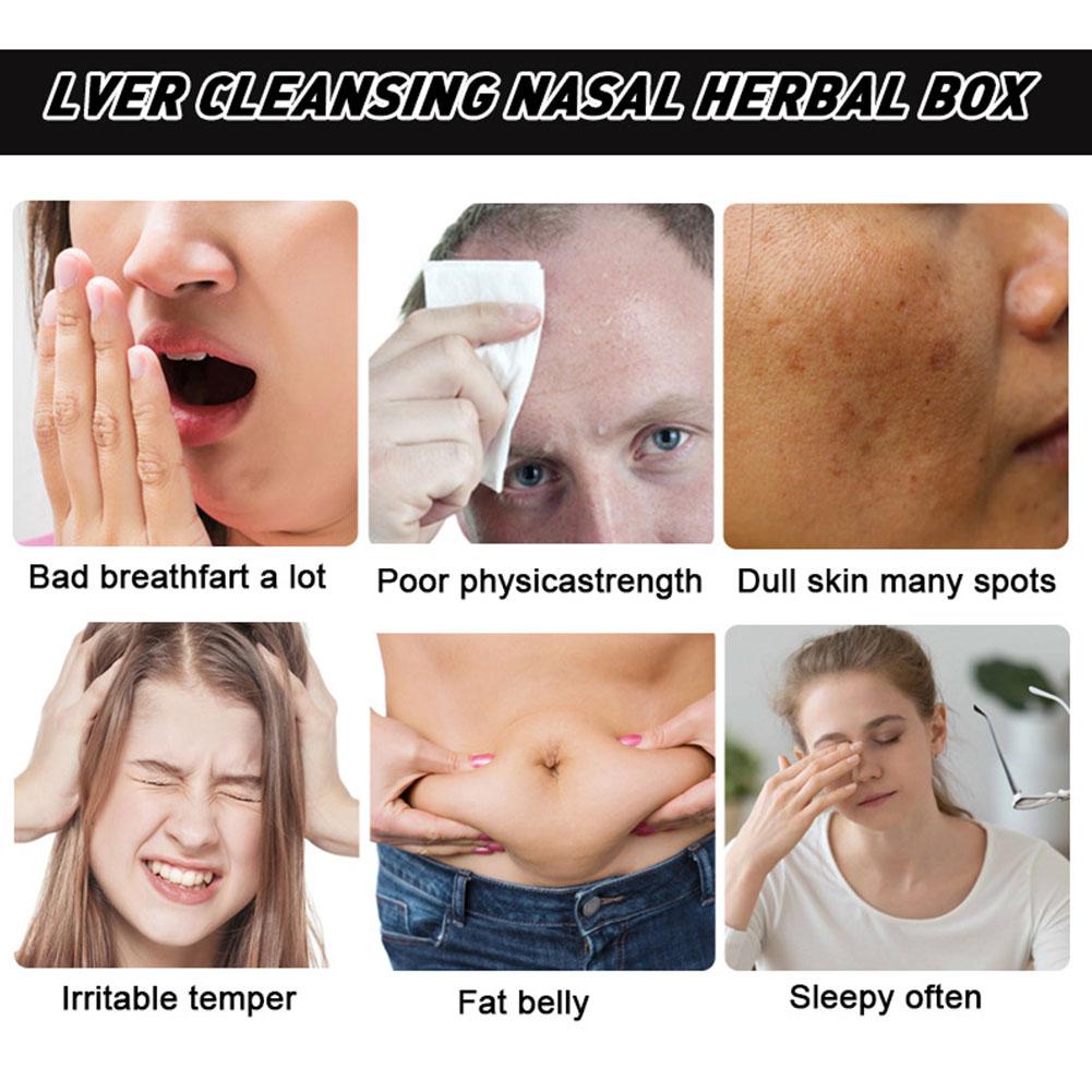 Ингалятор для ухода за легкими Назальный ингалятор Очищение печени Травяной EW Назальный ингалятор длительного действия Быстродействующие ингаляторы в коробке Natu R0W5