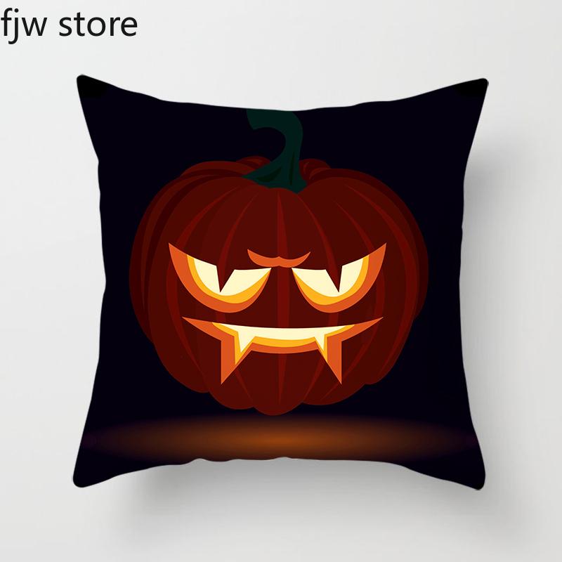 Halloween Decoration Pillowcase Pumpkin Ghost Face  Party  Holiday Gift Sofa Cushion Cover Room Home Decor