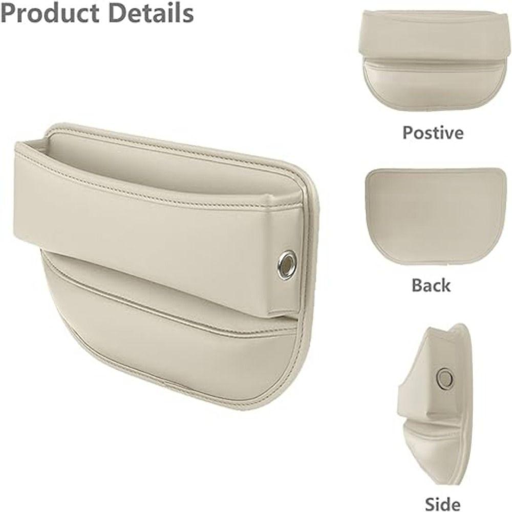1/2Slot Car Seat Storage Box Cup Holder Car Seat Gap Filler Car Interior Decoration