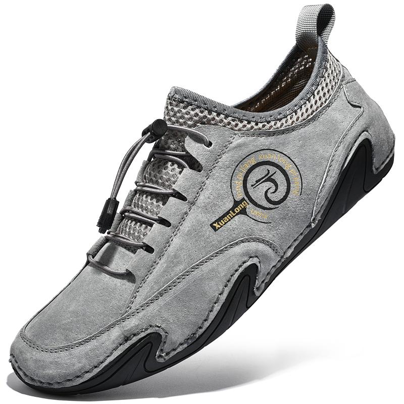 Fashion 2025 Loafers Shoes Men Outdoor Light Walking Breathable Summer Comfortable Casual Driving Shoes Mountaineering Travel Sneakers