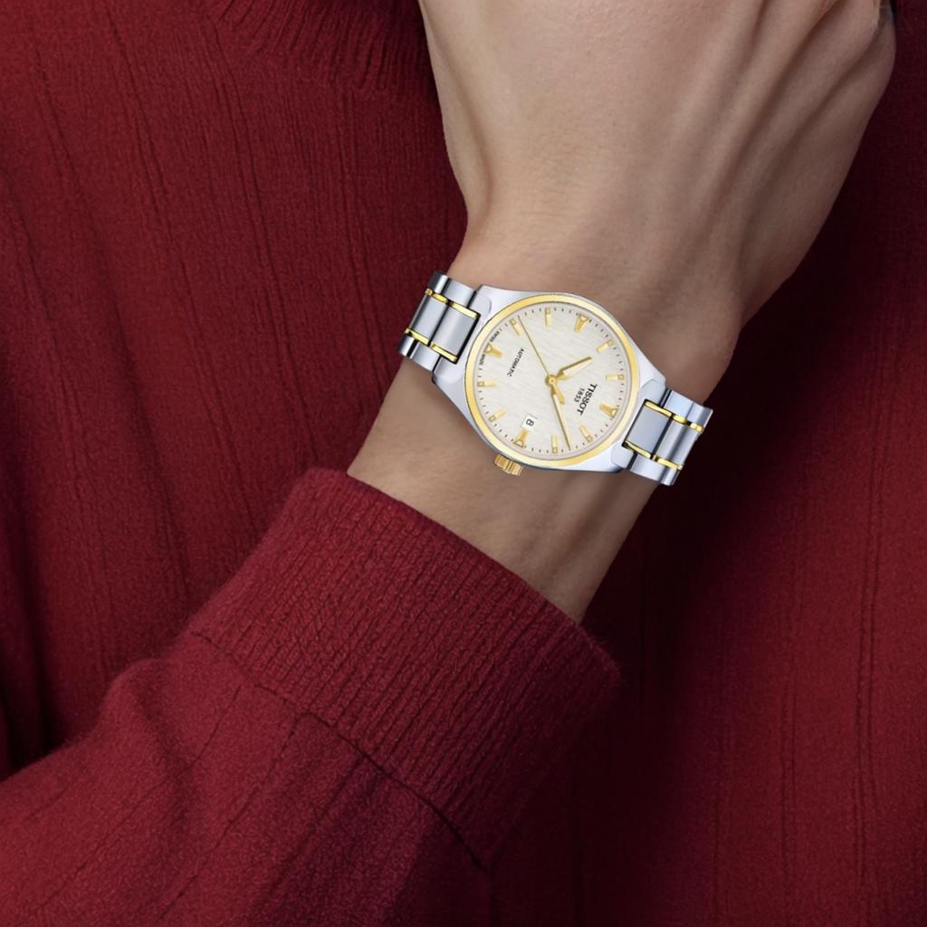 Tissot Классическая коллекция Автоматический механический механизм Водонепроницаемость 100 м Мужские часы Часы 39 мм T060.407.22.031.00