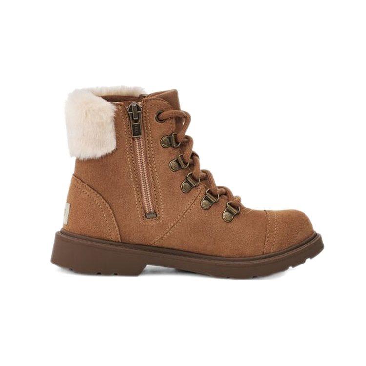 UGG Азелл Хайкер Погодные Термостойкие Устойчивые к истиранию Термостойкие Устойчивые к истиранию Снегоступы Подростковые Каштановый 1123622K-CTSD