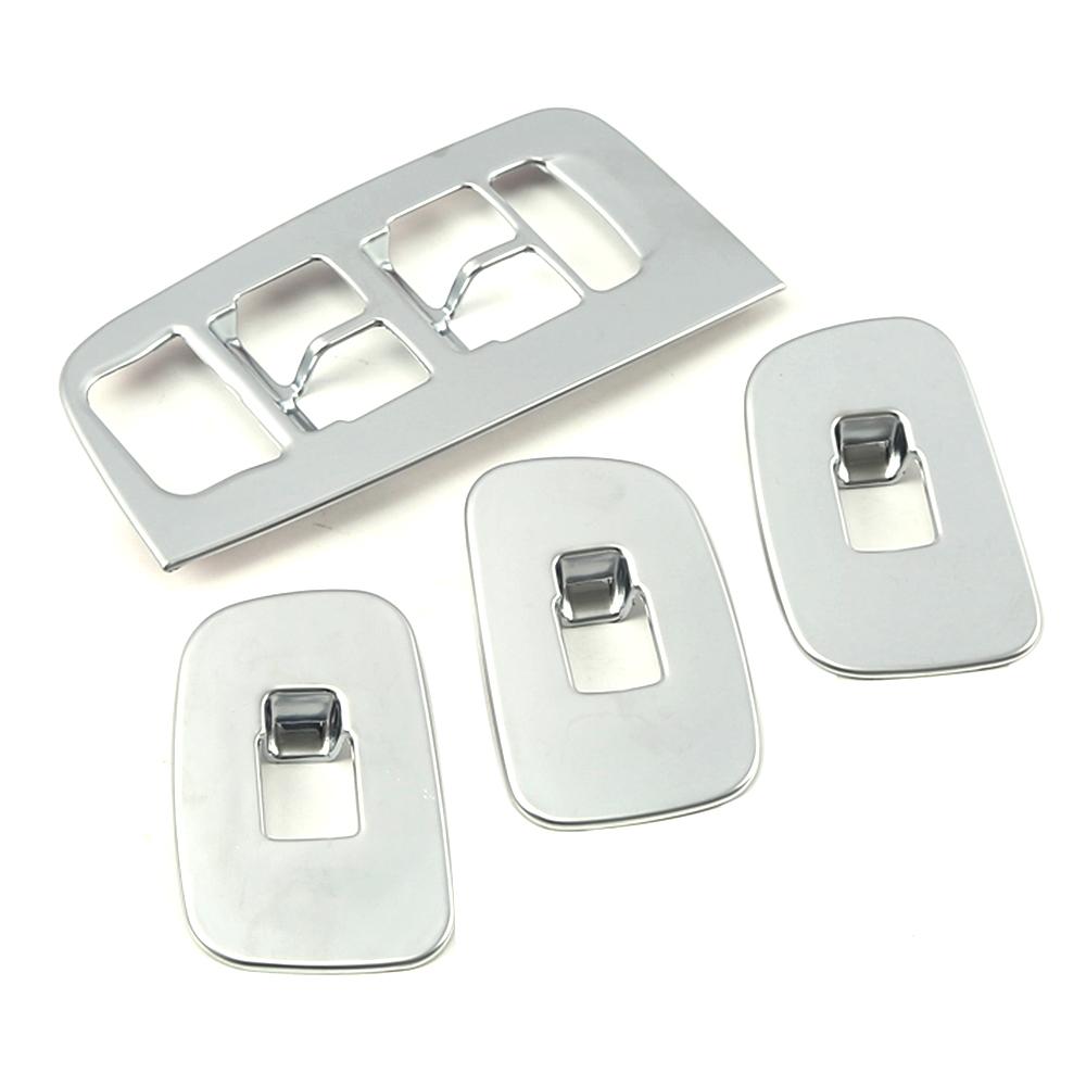 Для Volvo XC60 2018-2024 карбоновый цвет двери подлокотник стеклоподъемник переключатель кнопка панель крышка отделка ABS наклейка для салона автомобиля