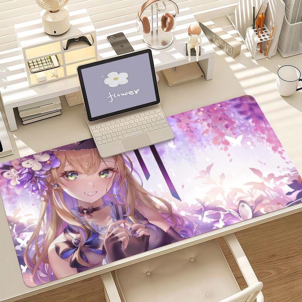 Kurumi Noah Anime Large Gaming Mouse Pad Antislip Rubber Desk Mat Keyboard Pad For Laptop Computer Home Gaming Desktop Decor