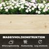 Raised Garden Bed 2-Tier Stepped Design Planter Box with Trellis for Climbing Plants 108x62x120 cm