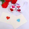 50-500pcs Heart shape Love Valentine's Day stickers Wedding Party Seal Labels Gift Decoration Wrap Tag Stickers Self-adhesive