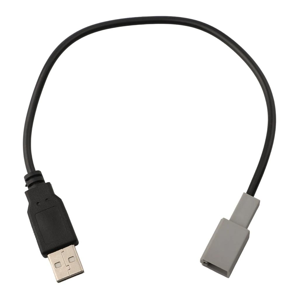 Кабель-адаптер USB-папа для обновления автомагнитолы, USB-кабель для радио, быстрая установка, напряжение 12 В, антикоррозийный, высокая универсальность