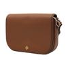 Tory Burch Emerson Metal Logo Adjustable Shoulder Strap Textured Leather Crossbody Bag Women bags Brown 134839-909