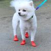 4Pcs WaterProof Dog Rain Shoes Anti-slip Pet Dog Rain Boots Pet Foot Cover Pet Socks  Puppy