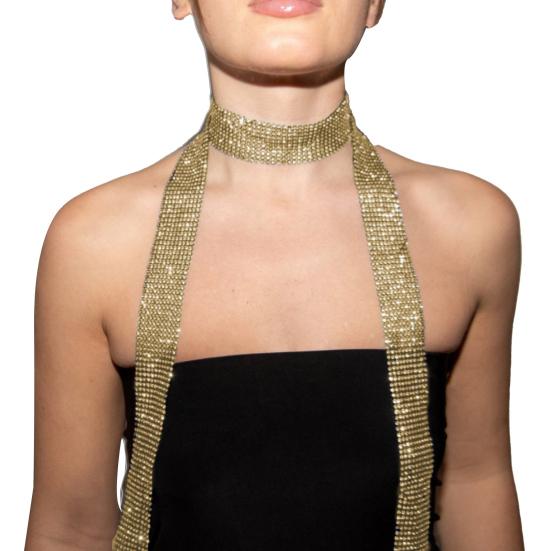 Женский длинный шарф с блестками, удобный длинный шарф, украшенный пайетками, декоративный шарф для повседневной носки и вечеринок