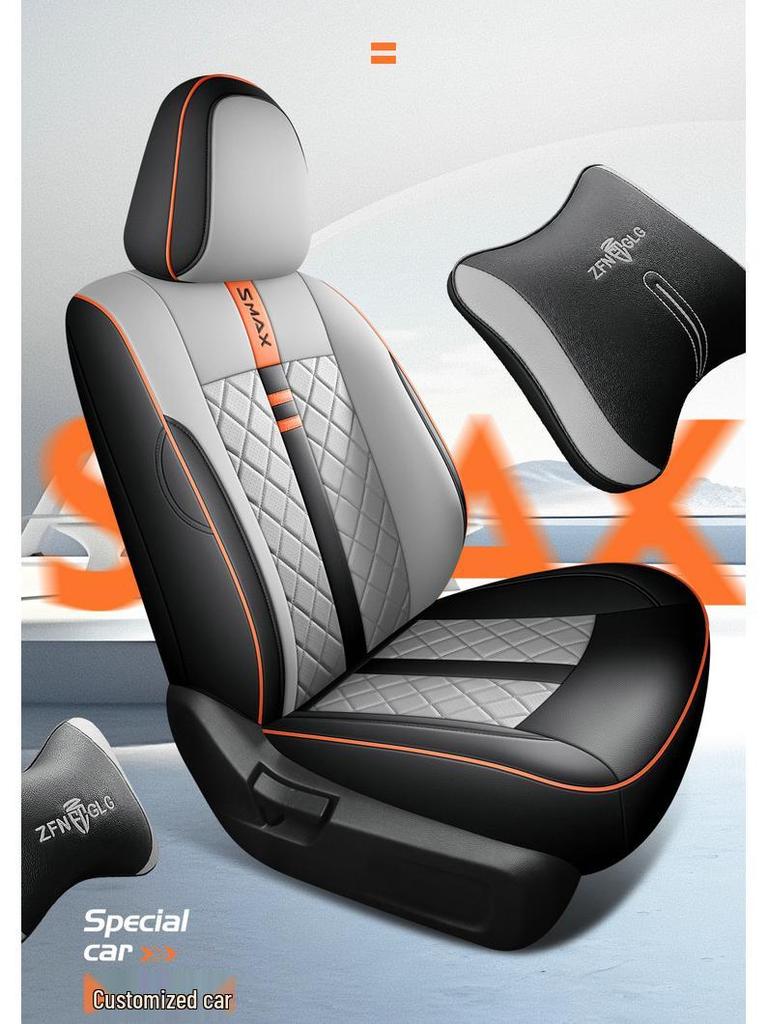 Универсальная полностью кожаная подушка на сиденье автомобиля для Aion SMAX - Комфорт в любое время года