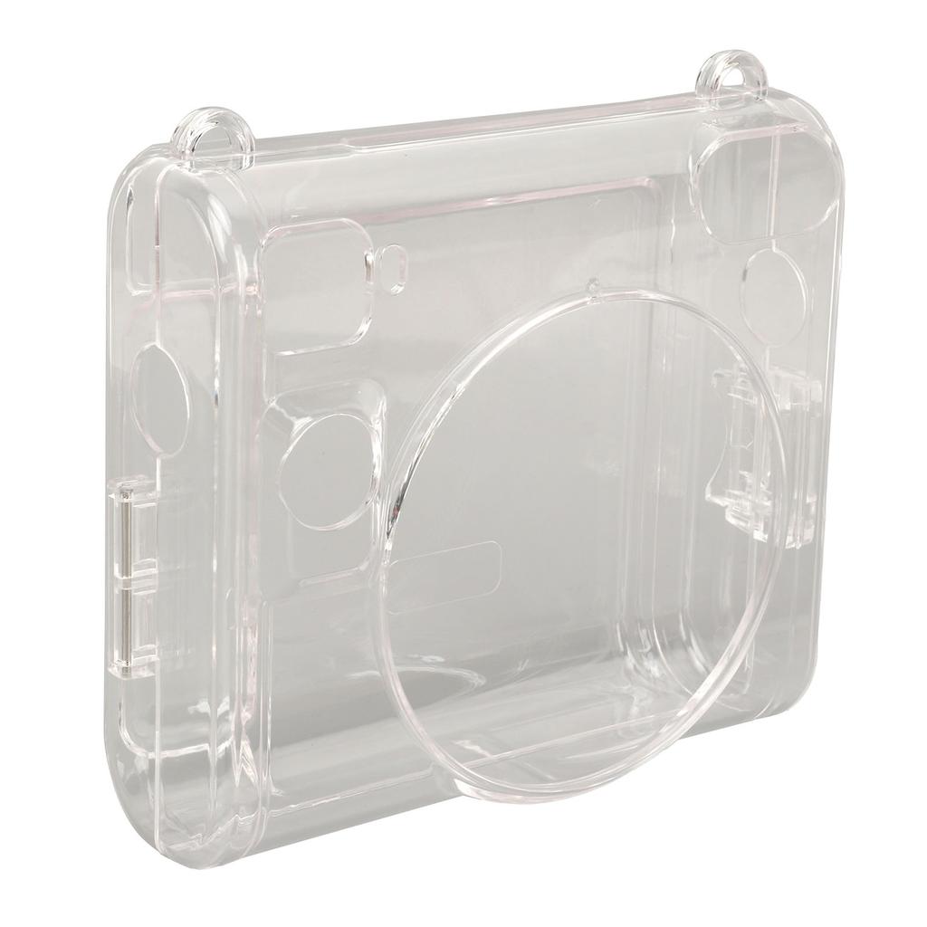 Чехол для моментальной камеры Защитная крышка Прозрачный жесткий корпус с регулируемым съемным ремешком Аксессуар для моментальной камеры для