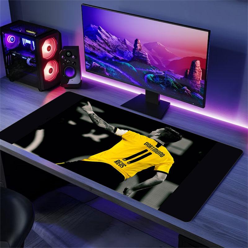 Marco Mouse Pad, Large Gaming Desk Mat, Non-slip XXL Mousepad for Laptop & Tablet, Mini PC Playmat with Stitched Edges