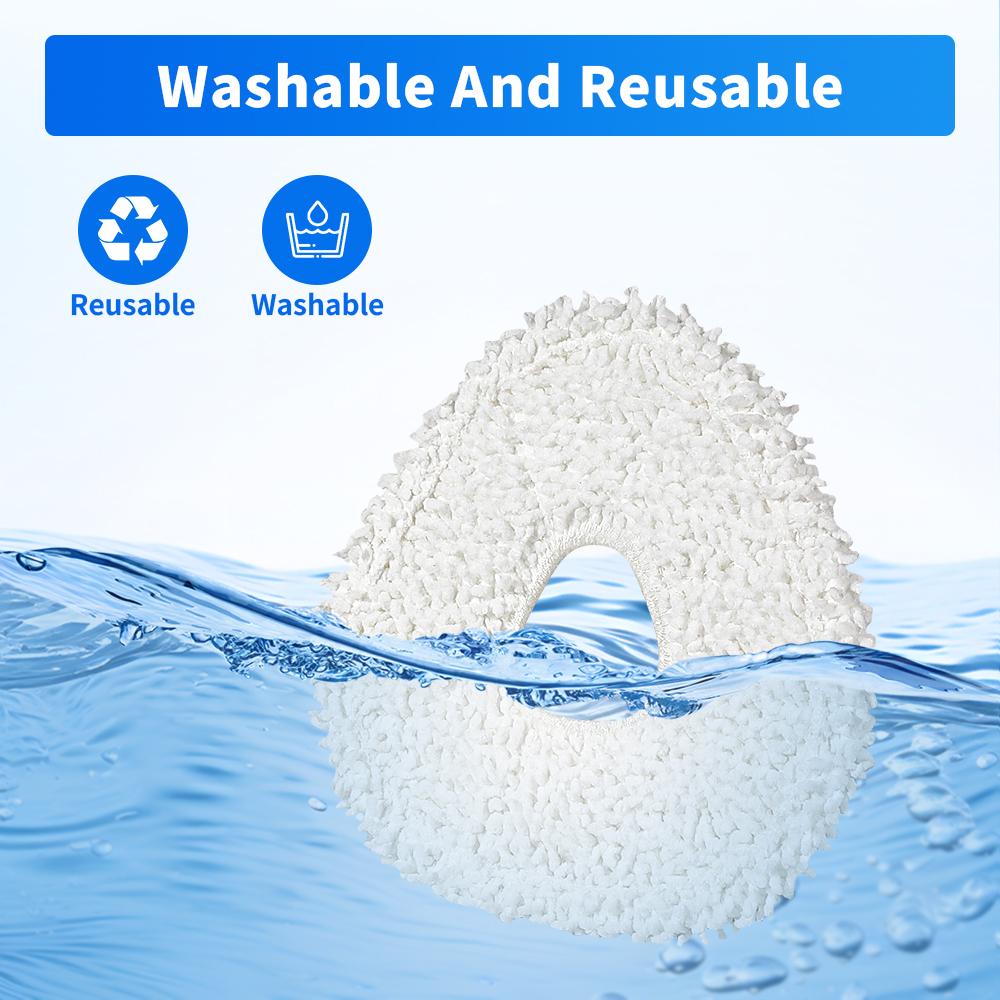 Mop Pads Cleaning Spare Parts For Narwal J1 J2 T10 Robot Vacuum Cleaner Sweeper Robot Rags Mop Cloth Replacement Accessories