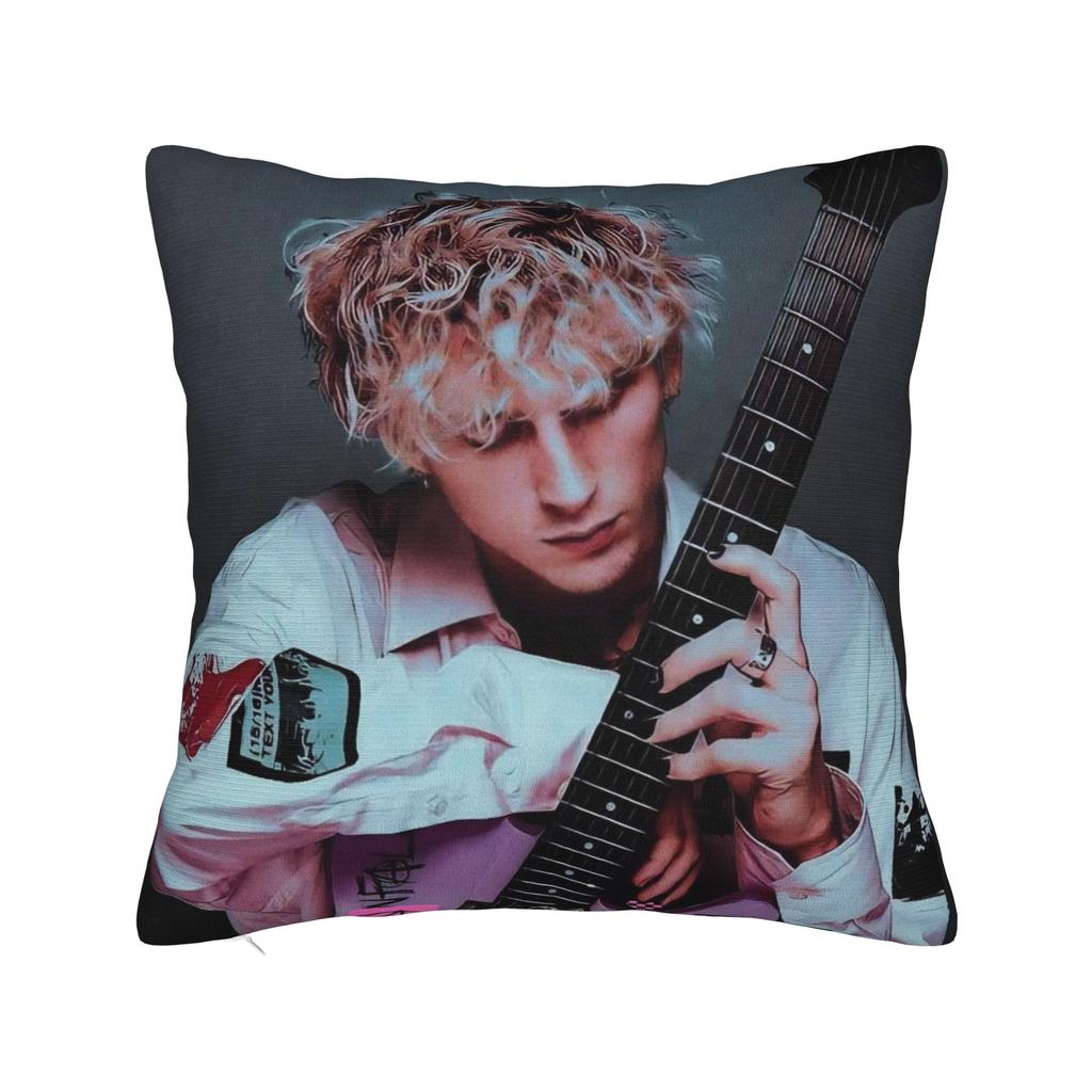 Наволочка MGK Полиэстер Чехол для подушки Декоративный Чехол для декоративной подушки Machine Gun Kelly Домашний Прямая поставка 4040см
