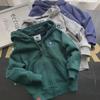 Boys' Warm Hooded Jacket - Autumn/Winter Zipper Sweater