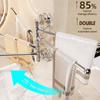 Bathroom Towel Pole Suction Cup Non Perforated Wall Mounted Towel Rack Multi Pole Storage Rack Bathroom Storage Supplies
